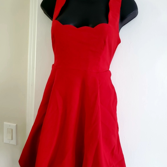 Nasty gal red cocktail dress - Picture 4 of 5